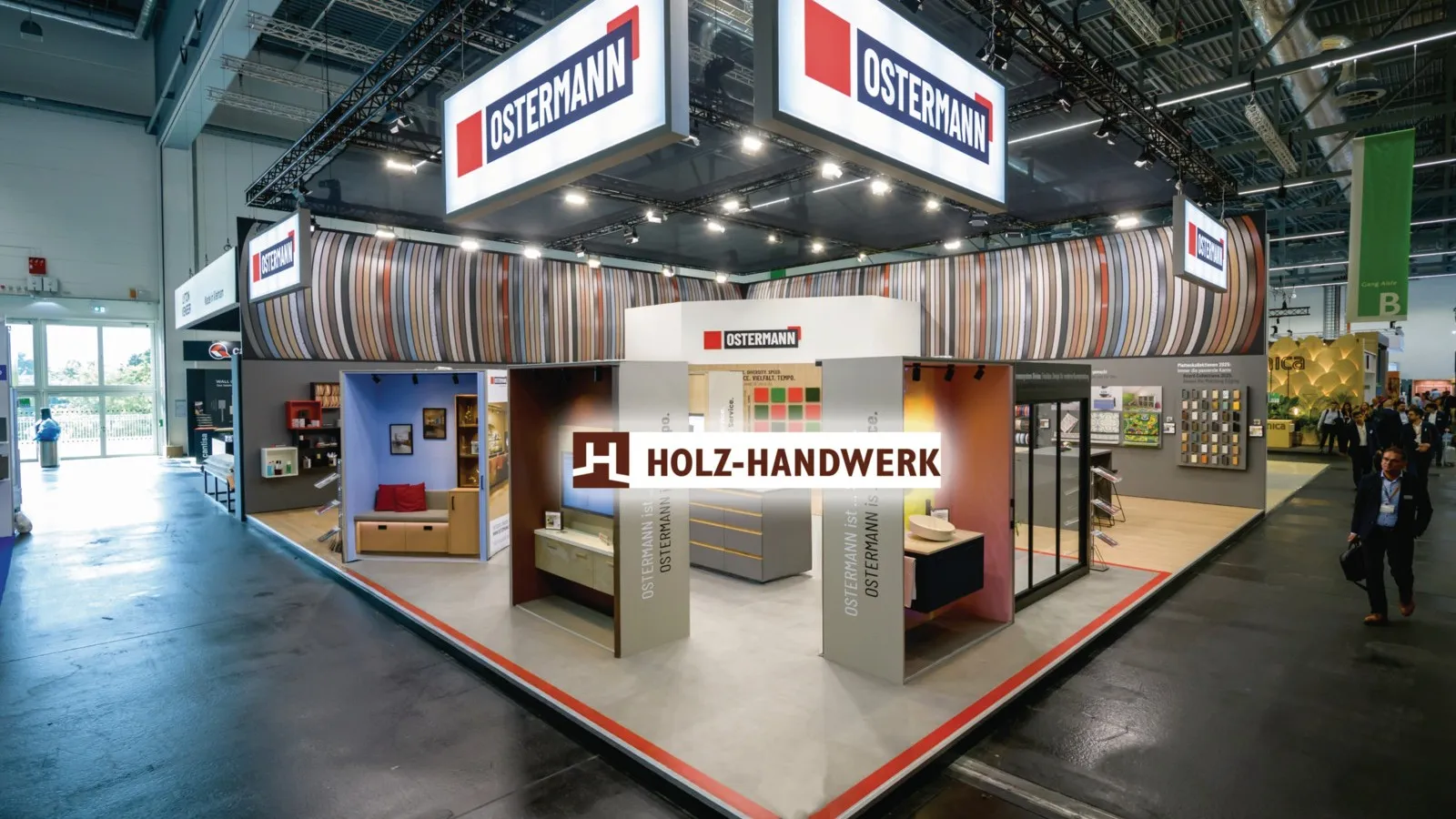 Ostermann präsentiert Produktvielfalt auf der Holz-Handwerk 2026.